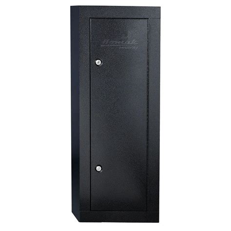 homak security 6 gun black steel security cabinet|locked steel cabinet for guns.